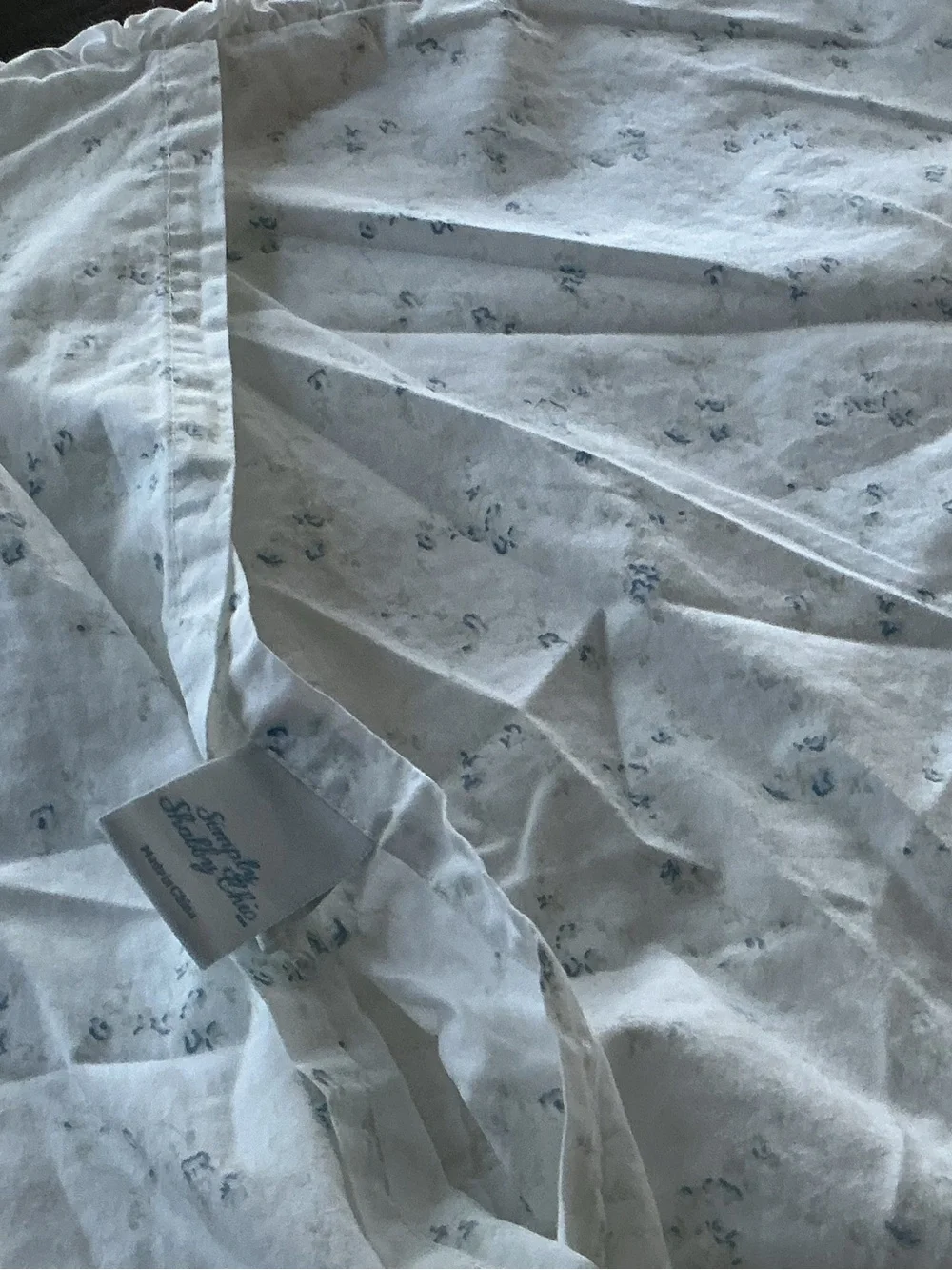 EUC Simply Shabby Chic Ruffled Pillow Sham